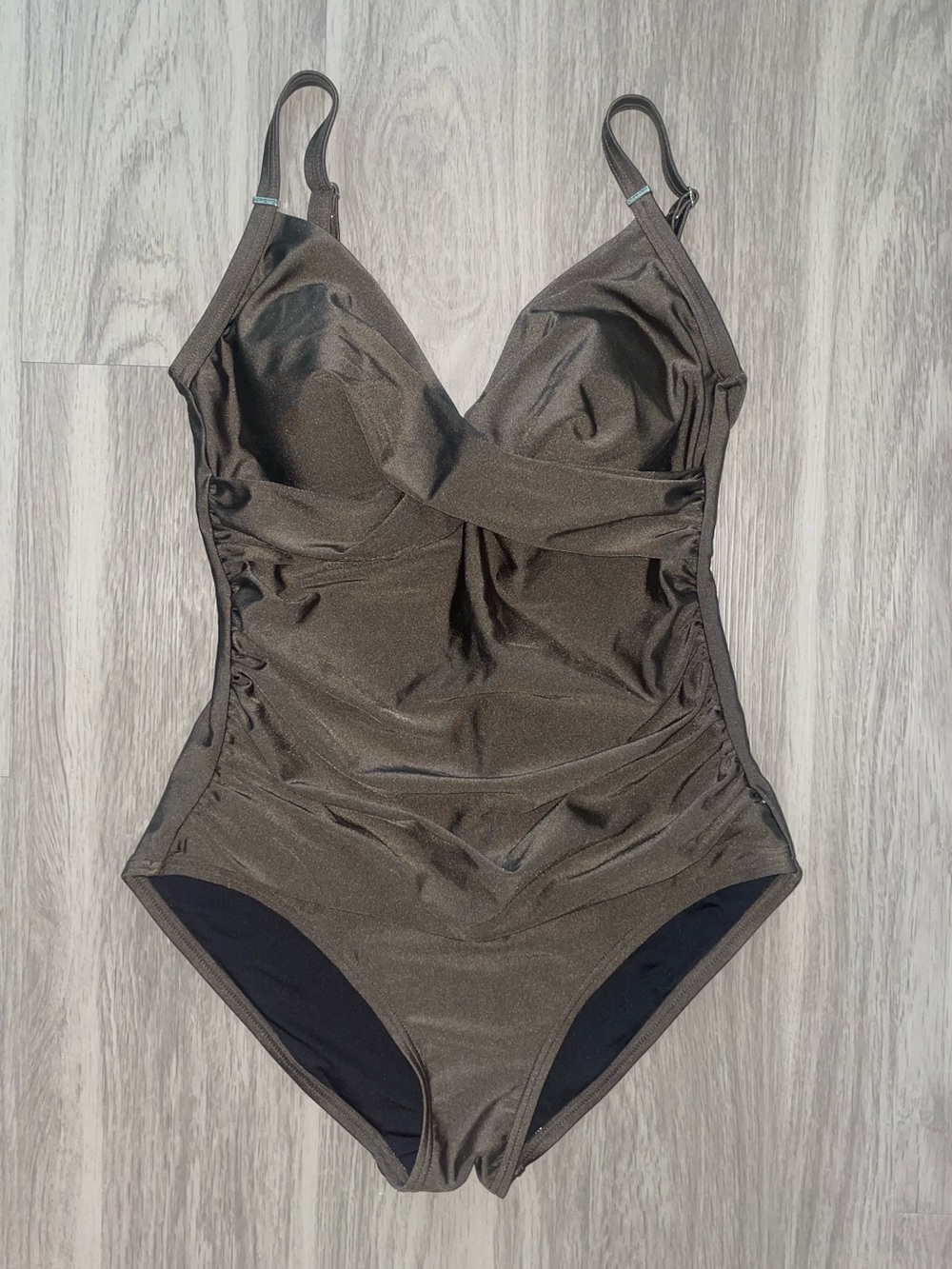 Calvin Klein Olive One-Piece Swimsuit